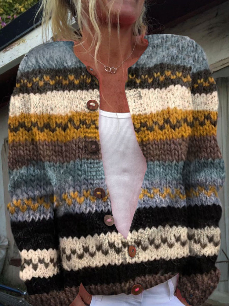 Solveig | Nordic Stripe Sweater