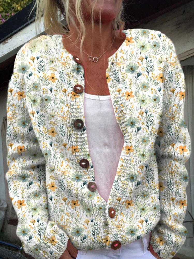 Frederika | Autumn Floral Sweater